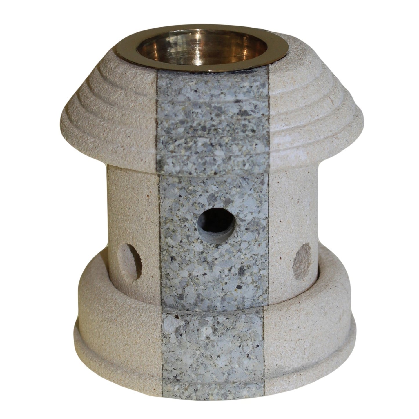 Ölbrenner aus Stein – Kombi-Laterne