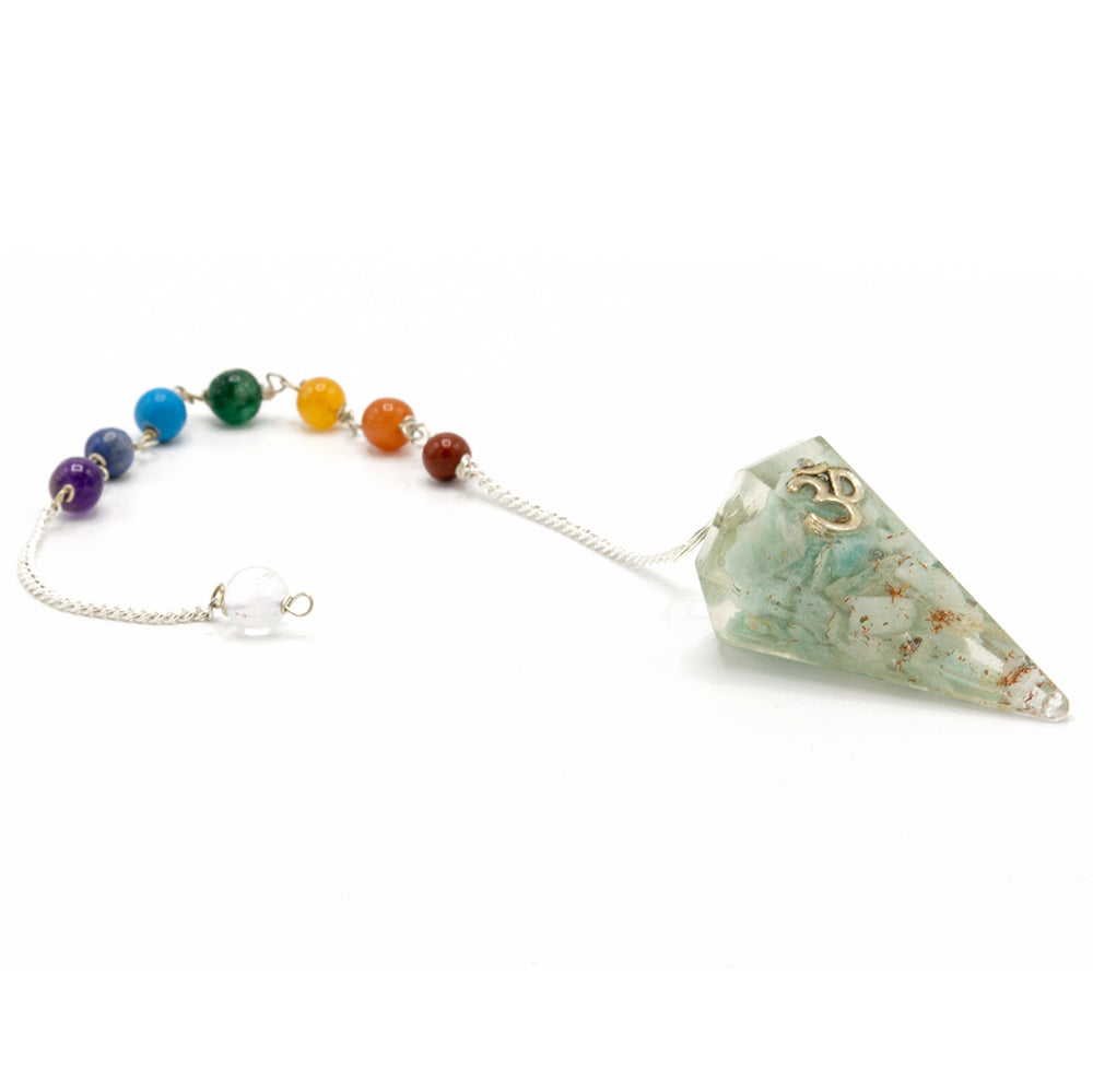 Orgonit-Power-Chakra-Pendel – Om