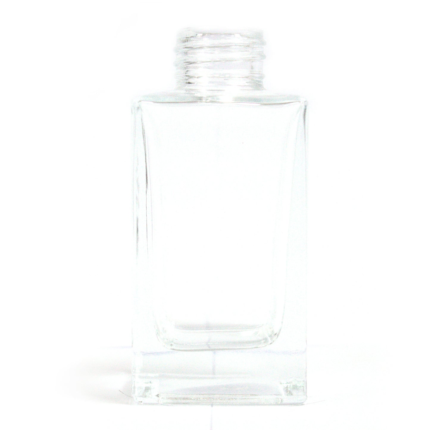 100 ml quadratische lange Duftstäbchen-Diffusorflasche – transparent