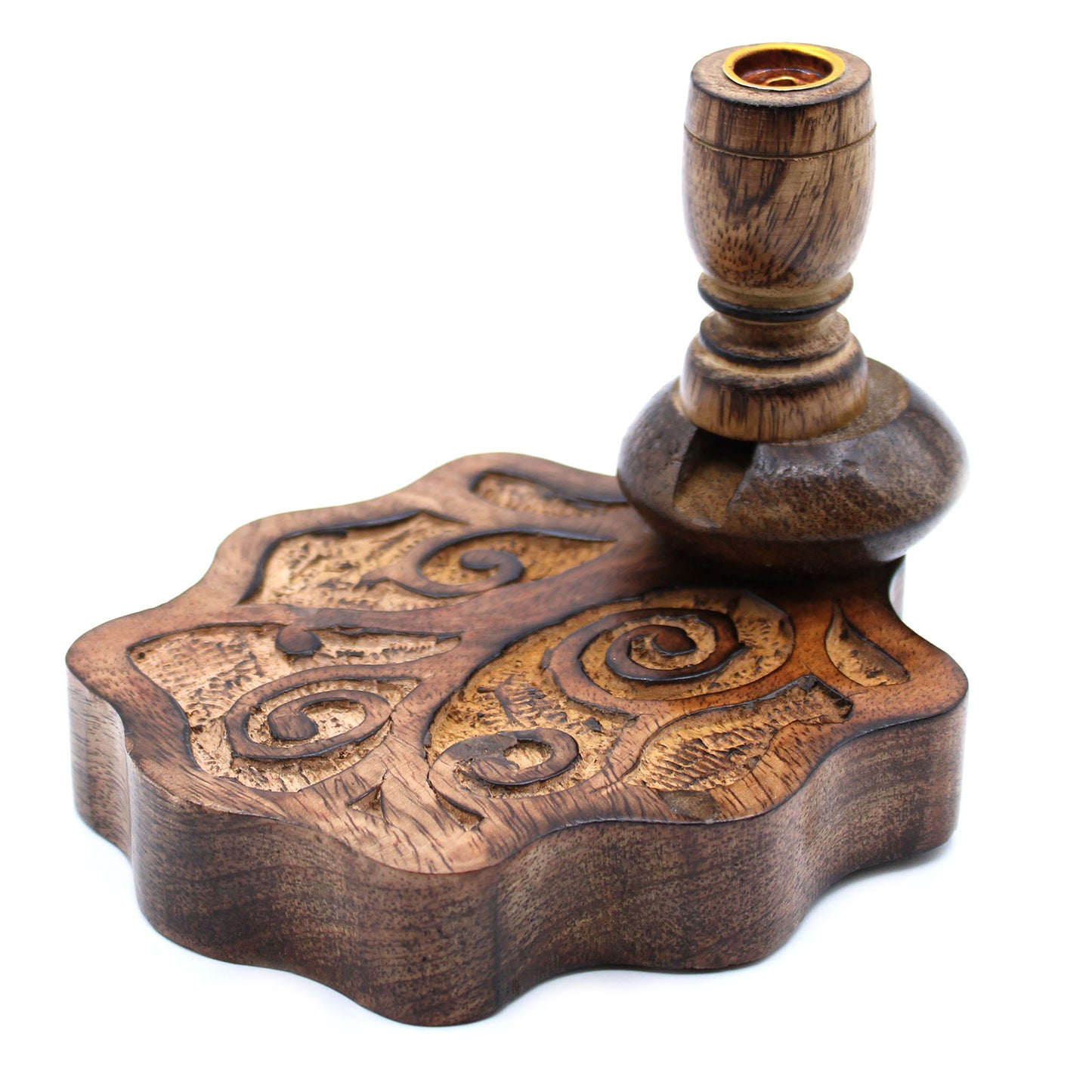 Small backflow burner made of mango wood – Tree of Life
