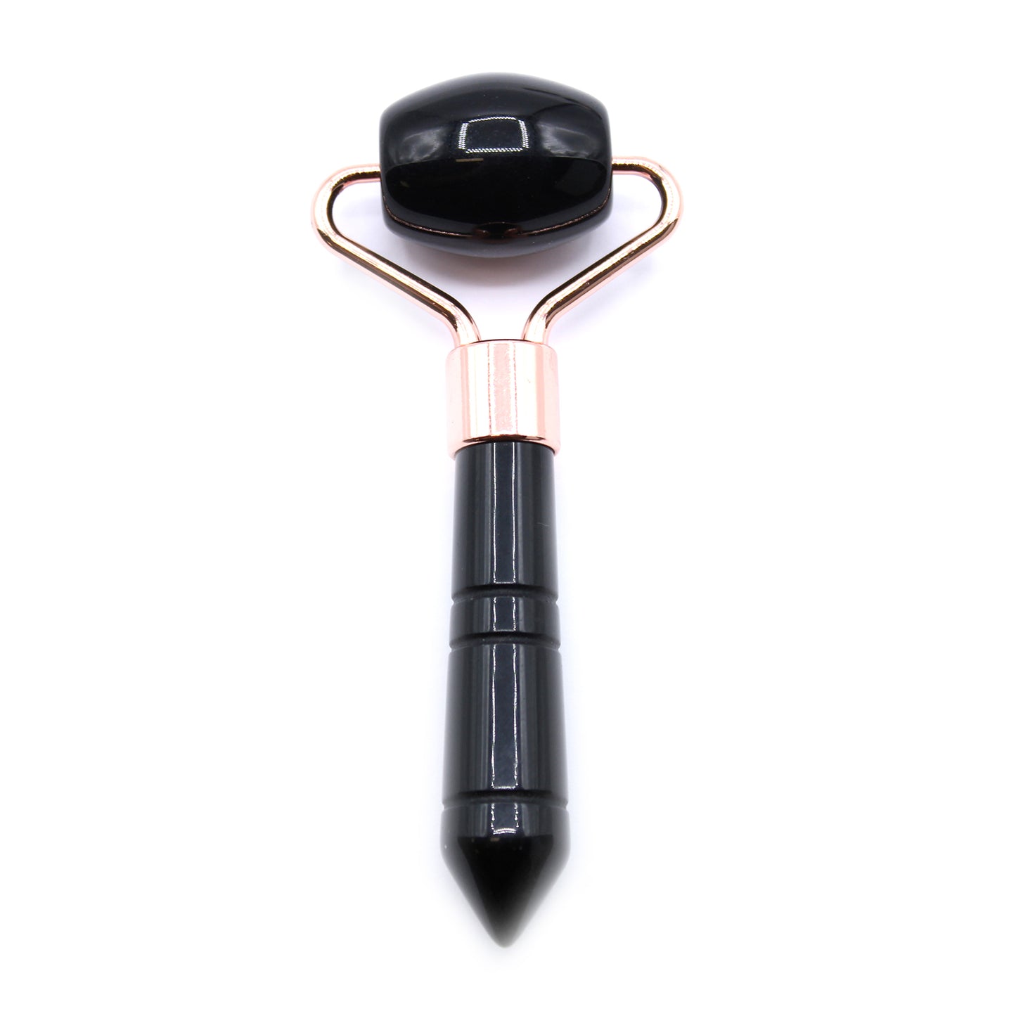 Edelstein-Miniroller – Schwarzer Obsidian