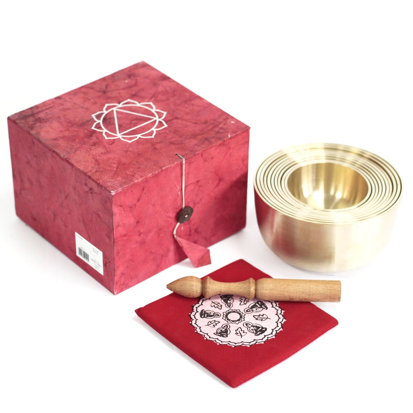Set mit 10 Bell-Metallschalen
