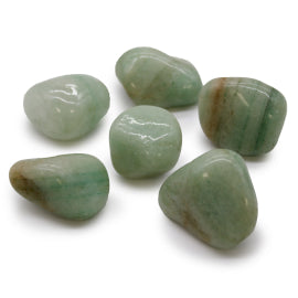 Bag of 6 large African tumbled stones – Aventurine