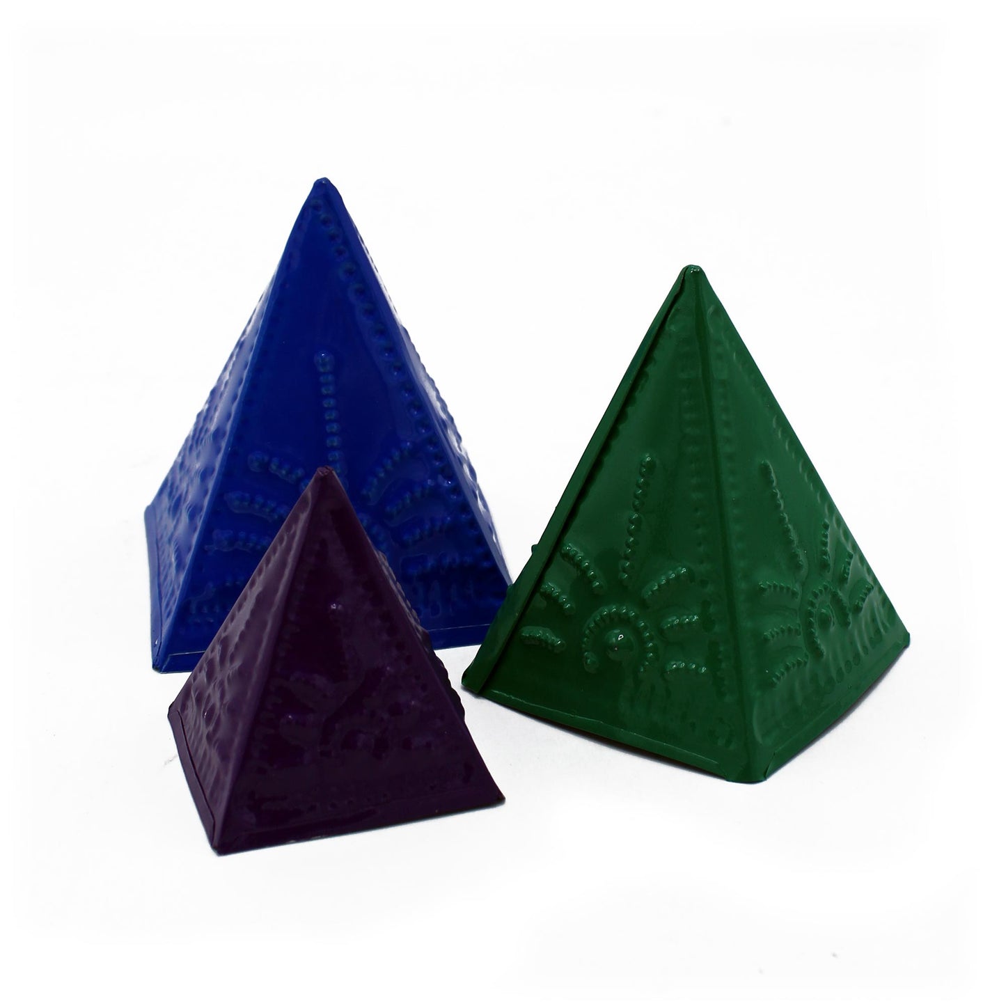 Räucherpulver-Formen-Set – Blau, Grün, Lila