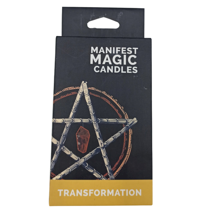 Manifest-Magiekerzen (12er-Pack) – Schwarz – Transformation