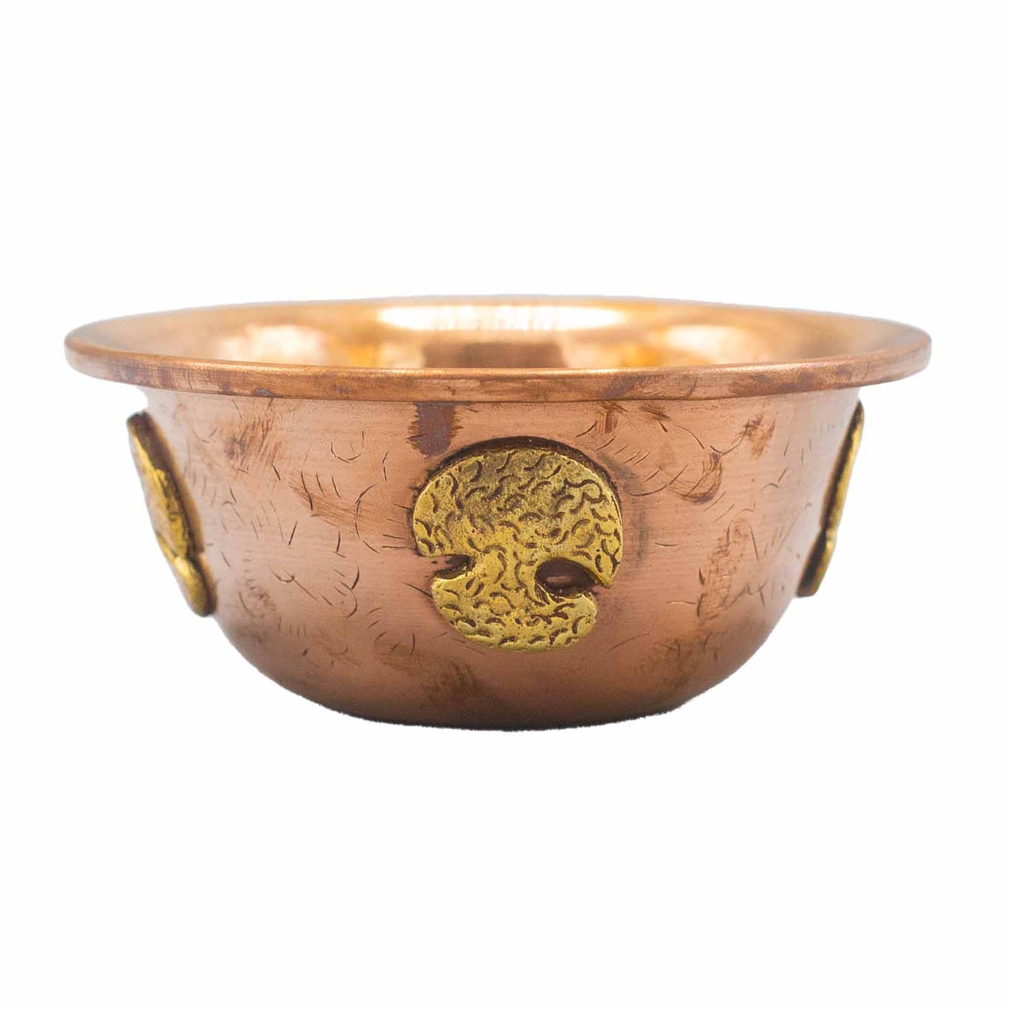 Copper ritual bowl with tree of life 12x5cm