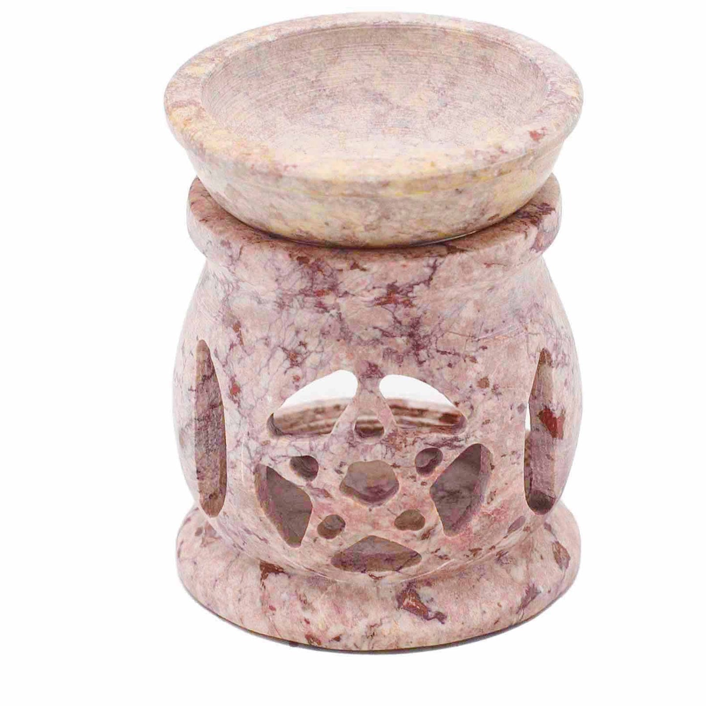 Kleiner Speckstein-Duftlampe8 cm – Drei-Mond-Pentagon