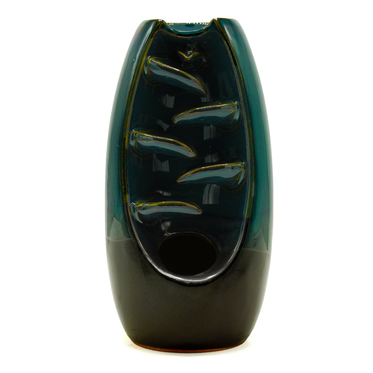 Rückfluss-Räuchergefäß – Serine Oval Cascade