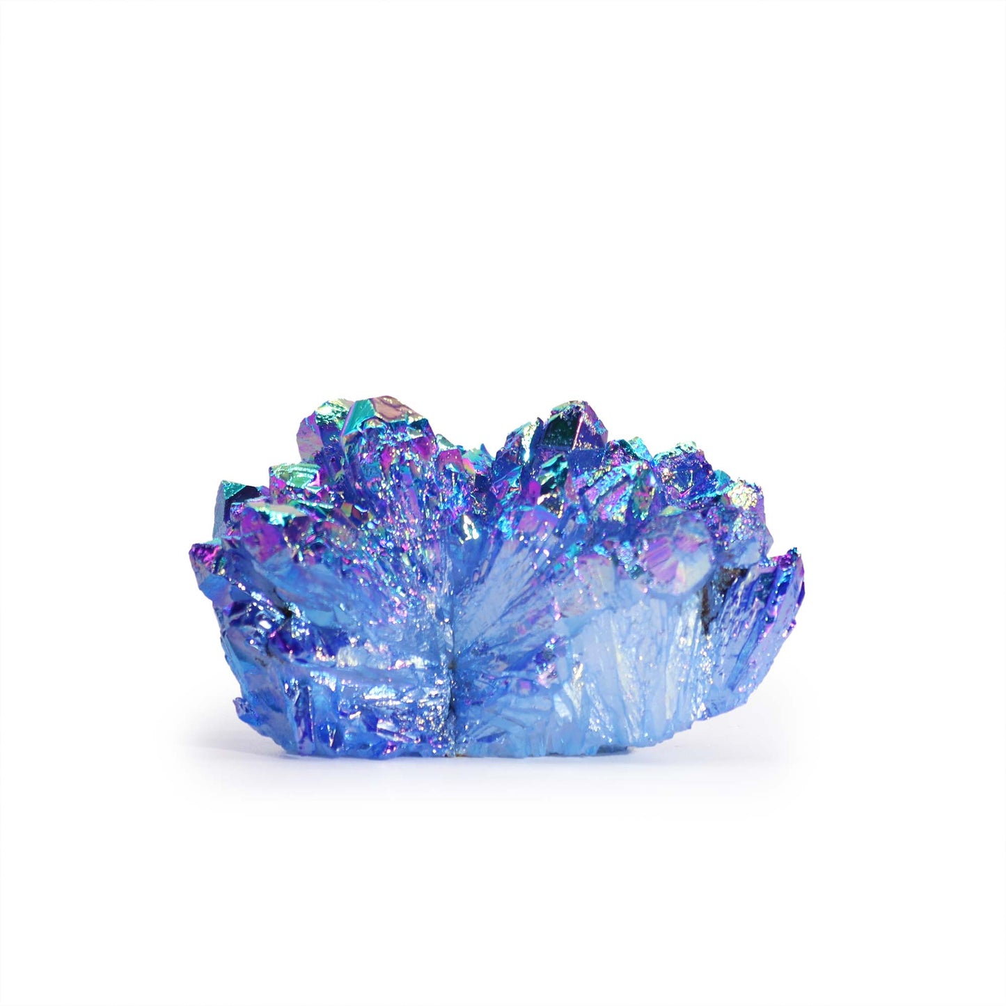 Mittelverstärkter natürlicher Quarz - Aura Aqua Halo Quartz (approx 100-150gm 7-10cm)