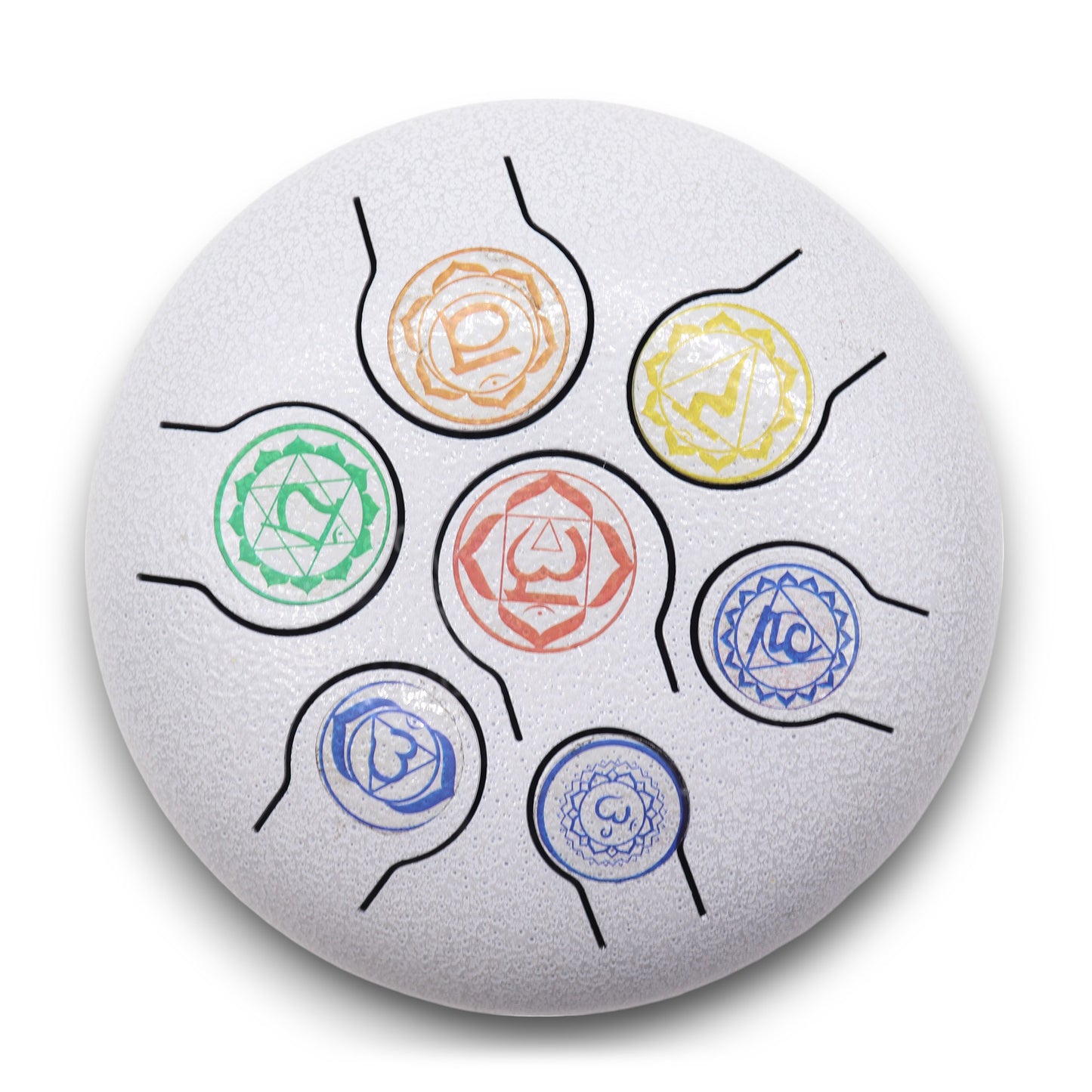 Stahlzungentrommel 7 Chakra - 18cm