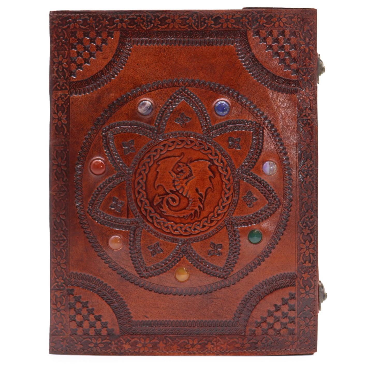 Giant Grave Book – Charkra Stones Dragon Mandala 100 Pages – 25 x 34 cm