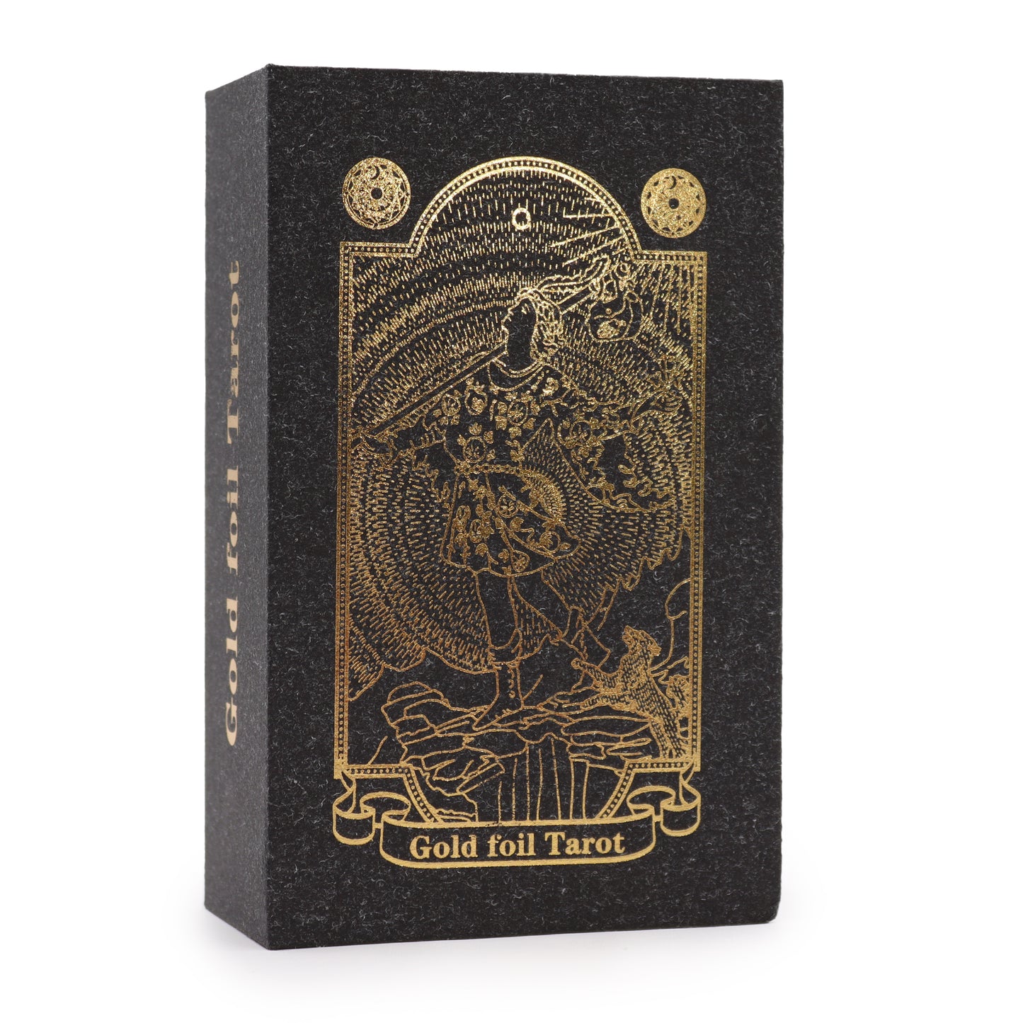 Goldfolien-Tarot-Set mit Buch – Geschenkbox