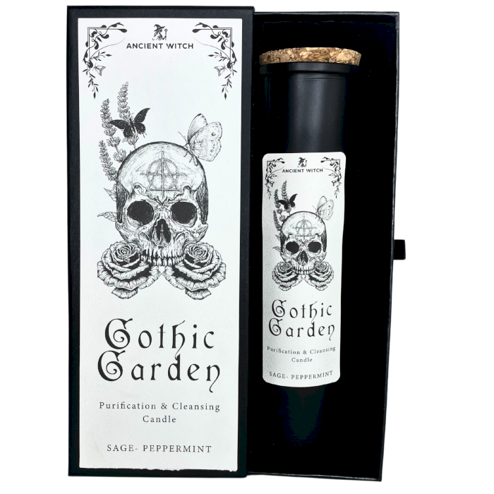 Antike Hexen-Reinigungskerzen – Gotischer Garten