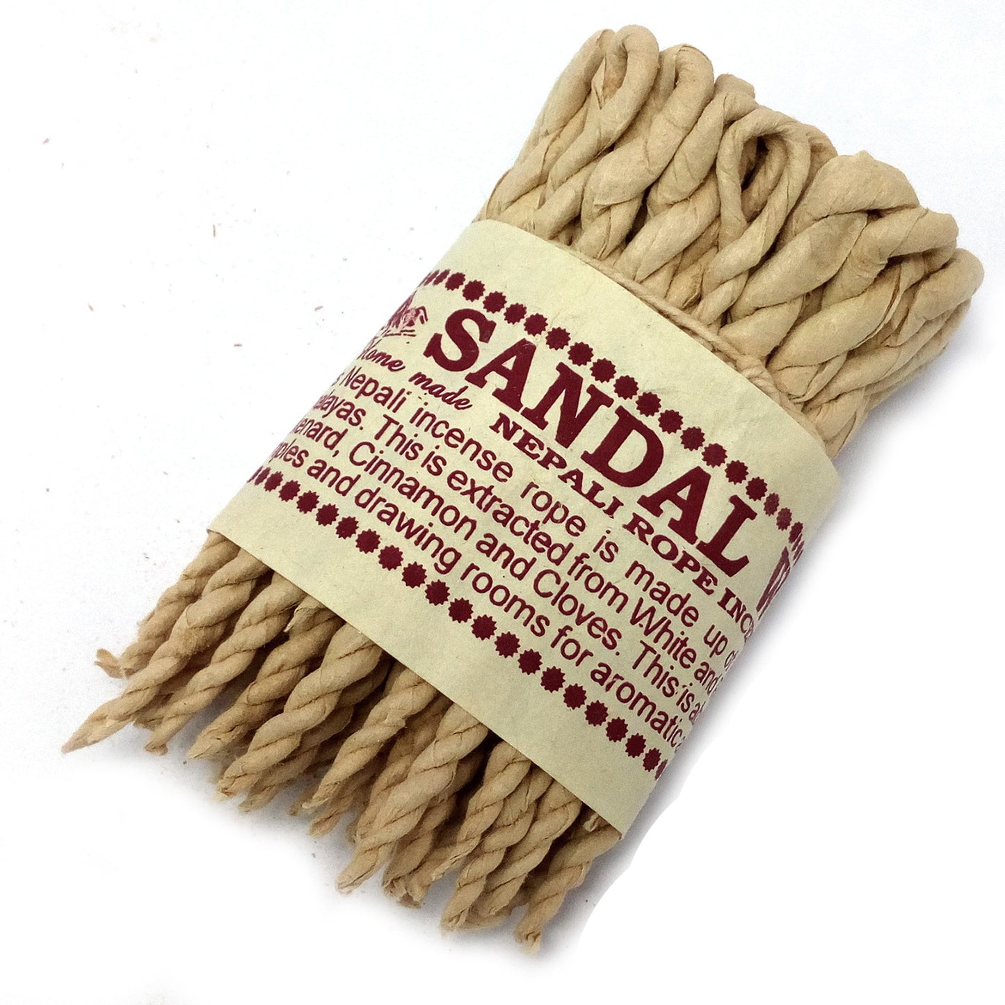 Pure Herbs Räucherseil – Sandelholz und Gewürze