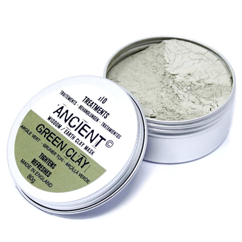 Gesichtsmaske aus grüner Tonerde, 100 g