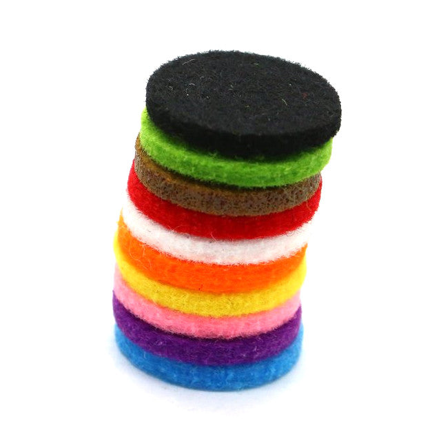 Aromatherapie-Schmuckhalskette, wiederverwendbares Nachfüllpad – 30 mm