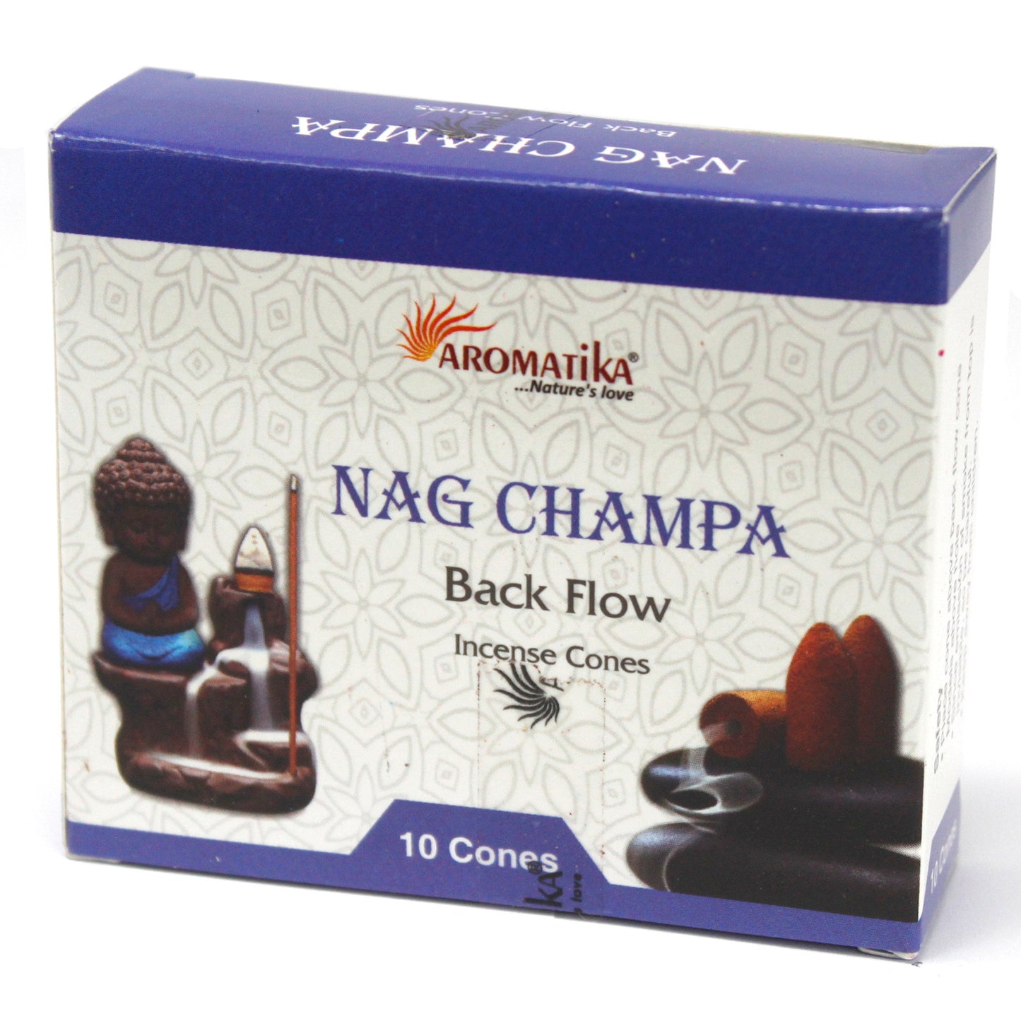 Aromatica Backflow-Räucherkegel – Nag Champa