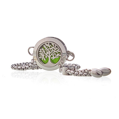 Aromatherapie-Schmuck-Kettenarmband – Baum des Lebens – 20 mm
