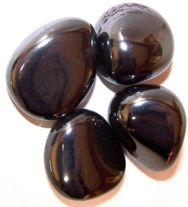 24-pack of tumbled stones - Hematite