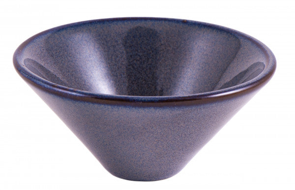 Incense bowl dark blue ceramic