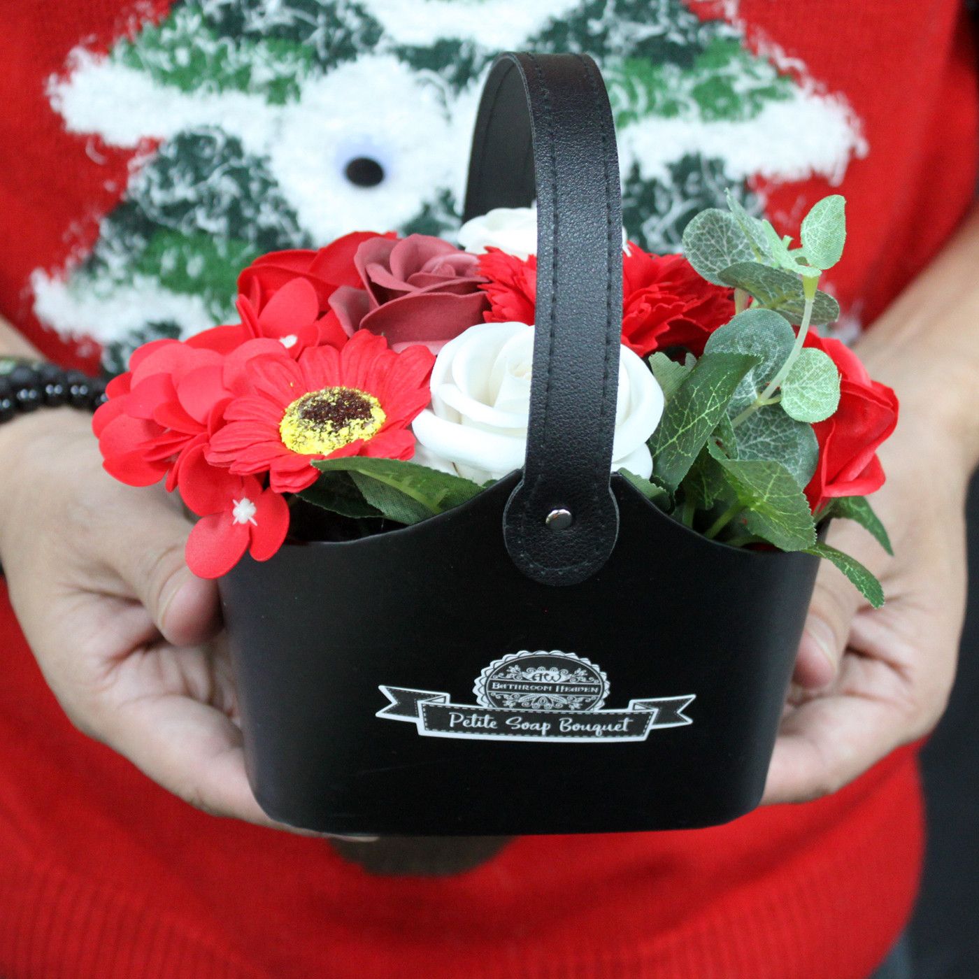 Seifenblumenkorb Soft - Friedliches Rosa