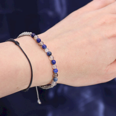Sternzeichen-Kristallkerze mit Edelstein-Armband – Stier