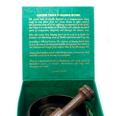 Green Tara Klangschalen-Set 10 cm (min. 380 g)