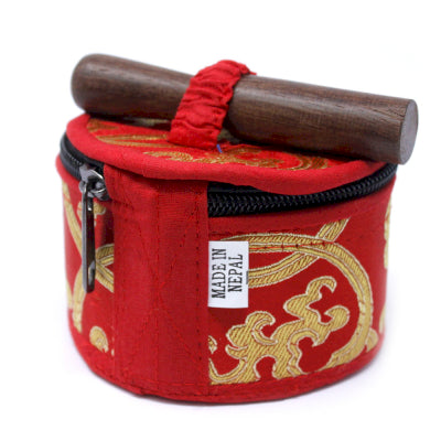 Mini-Klangschalen-Geschenkset – Rot