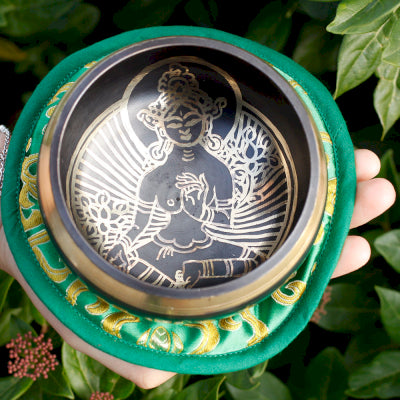 Green Tara Klangschalen-Set 10 cm (min. 380 g)
