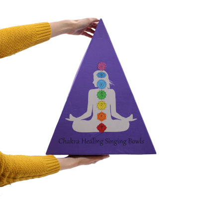 Chakra-Pyramide-Klangschalen-Geschenkset