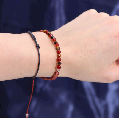 Sternzeichen-Kristallkerze mit Edelstein-Armband – Löwe