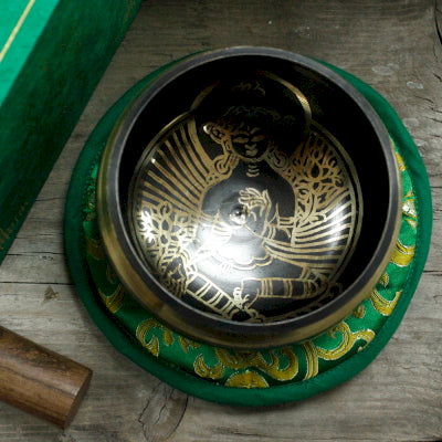Green Tara Klangschalen-Set 10 cm (min. 380 g)