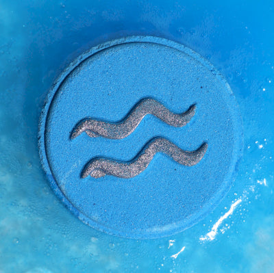 Set Badesprudler mit Sternzeichen und Horoskop – Wassermann