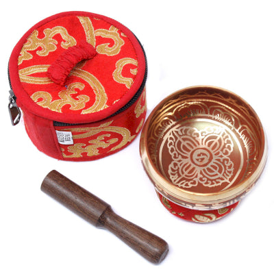 Mini-Klangschalen-Geschenkset – Rot