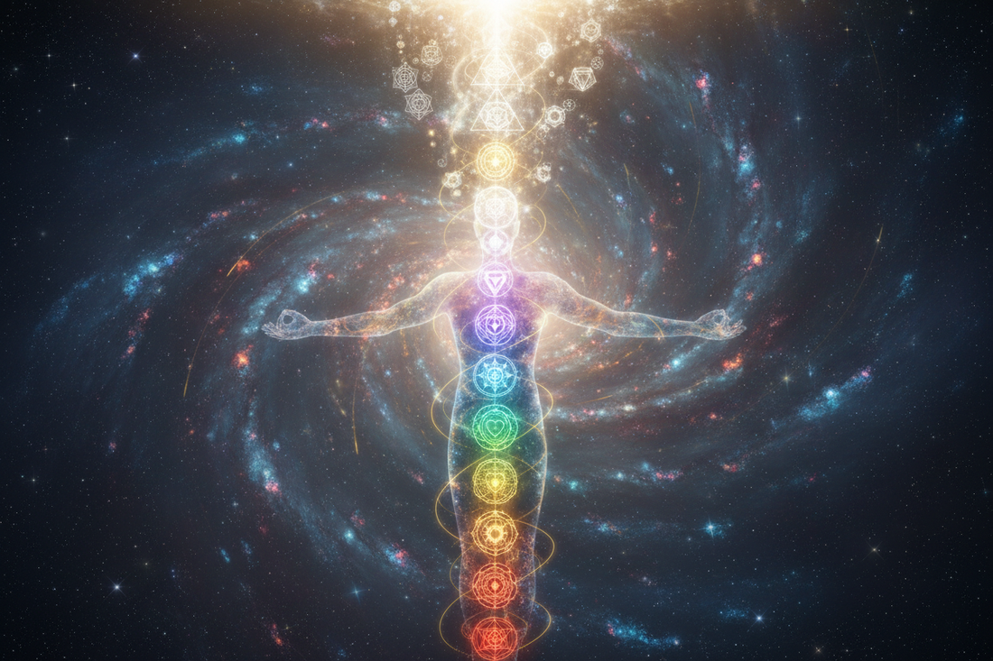 Das 12-Chakren-System - Vollständiger Guide zu allen Energiezentren