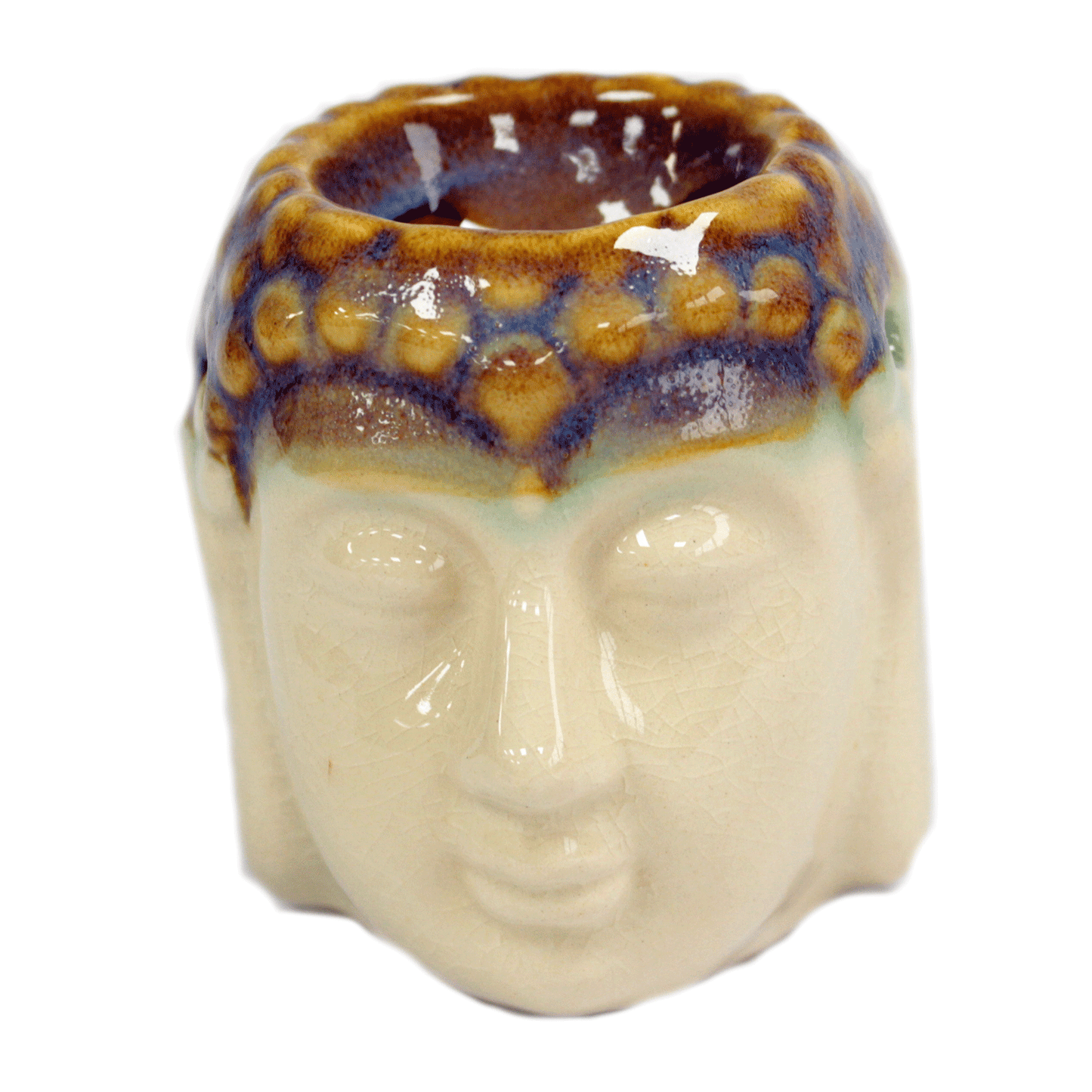 Buddha fragrance lamp – ivory and mint