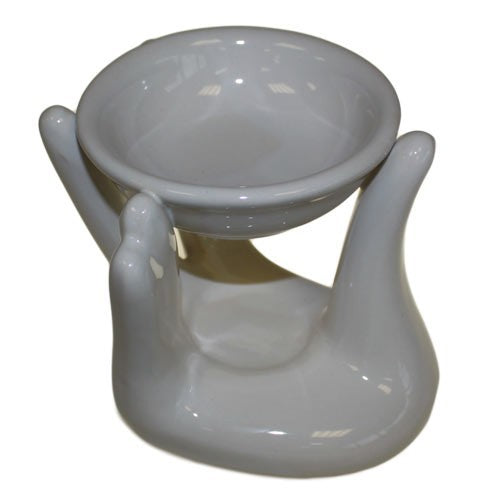 Ölbrenner „Helfende Hand“ – Weiß