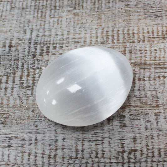 Selenit-Handschmeichler - 8 cm