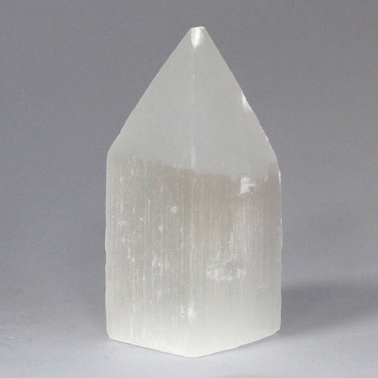 Selenit-Bleistiftspitzenturm – 10 cm