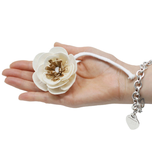 Natürliche Diffusorblume - Kleine Mohnblume an einer Schnur