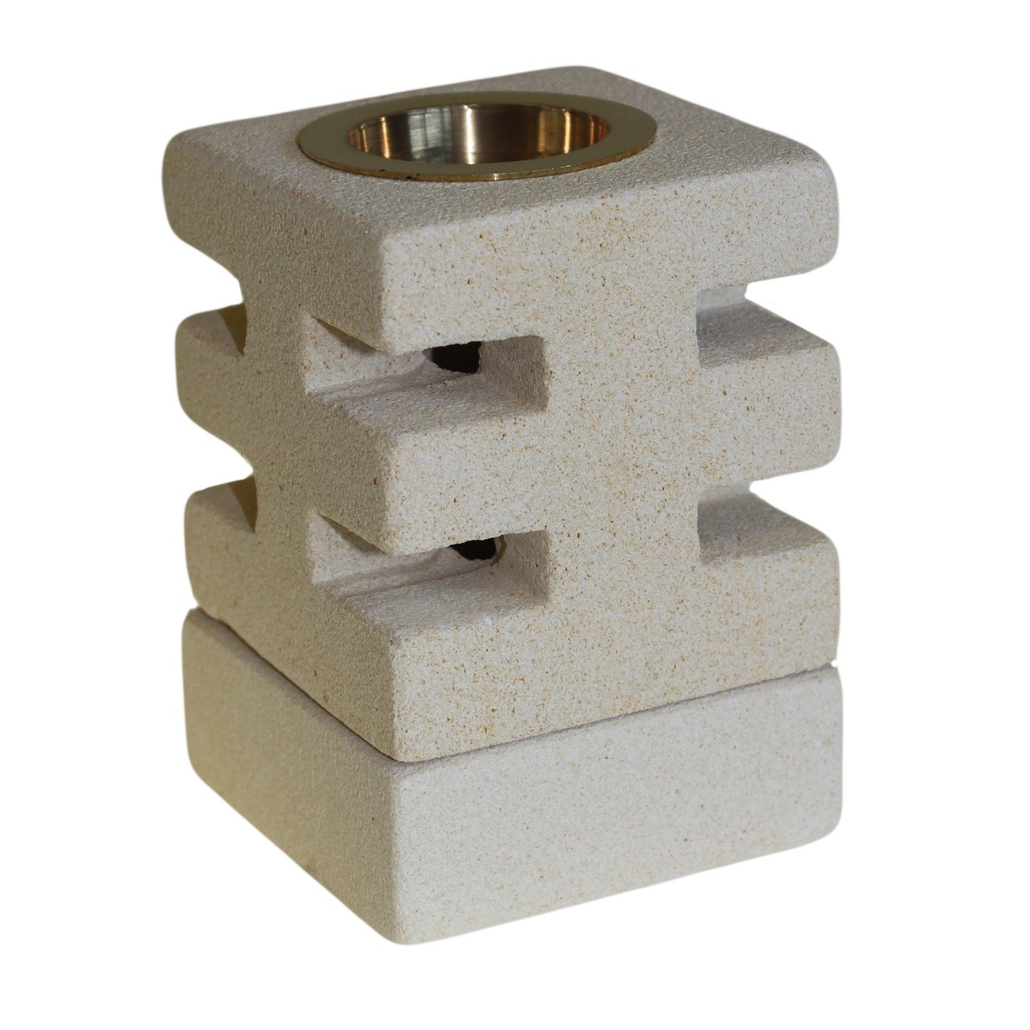 Stone oil burner - Abstract cuts