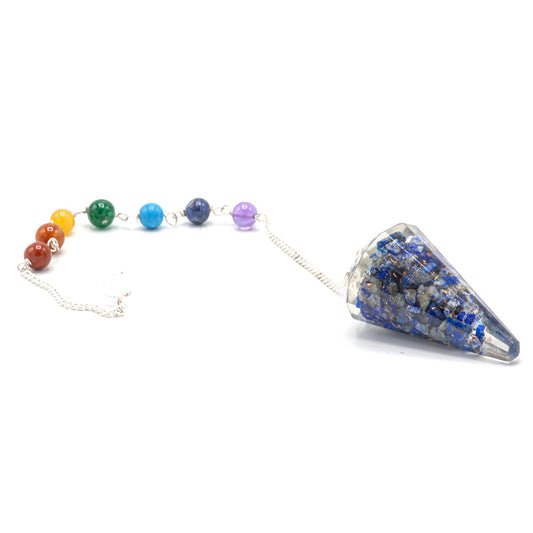 Orgonit-Power-Chakra-Pendel – Lapis