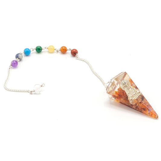 Orgonit-Power-Chakra-Pendel – Buddha