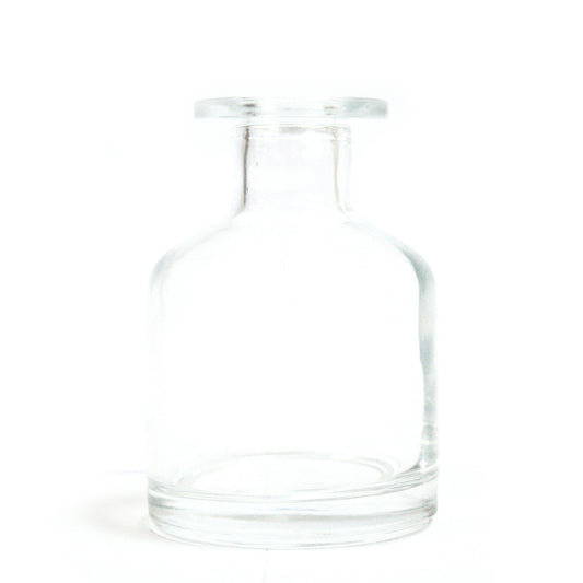 140 ml runde Alchemist-Red-Diffusorflasche – transparent