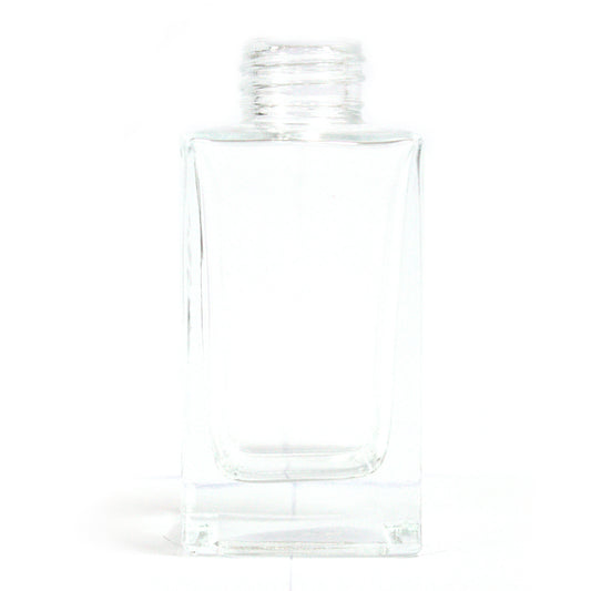 100 ml quadratische lange Duftstäbchen-Diffusorflasche – transparent