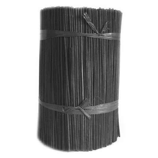 Schwarze Schilfrohr-Diffusorstäbe – 25 cm x 3 mm – 500 g