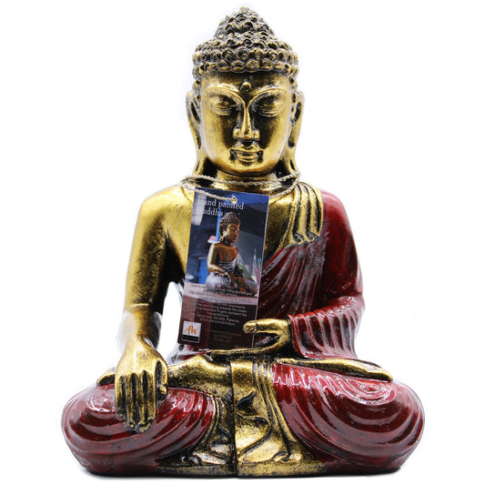 Roter und goldener Buddha – groß