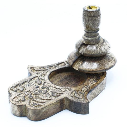 Mittlerer Mangoholz-Rückflussbrenner – Hamsa