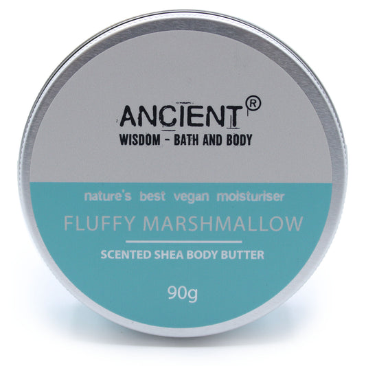 Duftende Shea-Körperbutter 90 g – Flauschiges Mashmallow