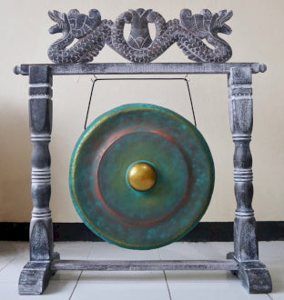 Mittlerer Gong im Ständer – 35 cm – Greenwash